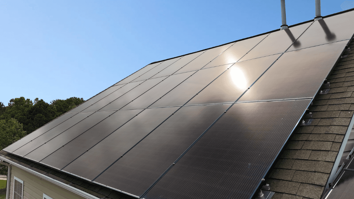 Solar panel installation